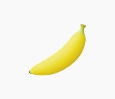 3d Realistic Banana Fruit vector illustration.