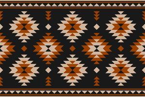 Carpet tribal pattern art. Geometric ethnic seamless pattern traditional. American, Mexican style. vector