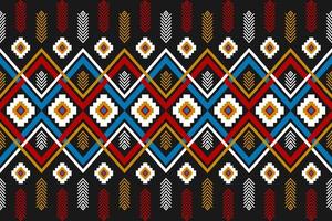 Carpet tribal pattern art. Geometric ethnic seamless pattern traditional. American, Mexican style. vector