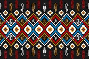 Carpet tribal pattern art. Geometric ethnic seamless pattern traditional. American, Mexican style. vector