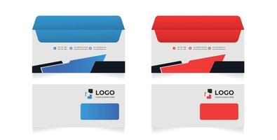 Corporate identity envelope Design is editable vector