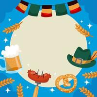 Oktoberfest Festivity Background vector