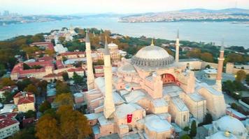 incrível vista aérea de Istambul, Turquia video