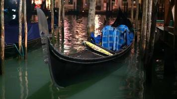 turism i Italien, gondoler i Venedig video