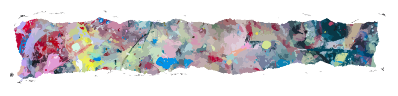 a colorful paper tears png