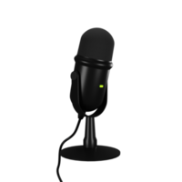 realistischer Mikrofon-Streamer png