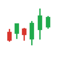 candlestick graph icon png