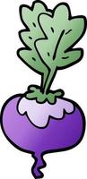 cartoon doodle beetroot vector