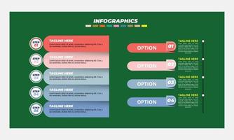 diseño infográfico vectorial vector