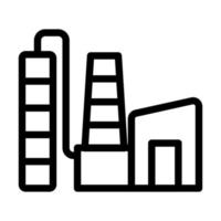 Processing Plant Icon Design vector