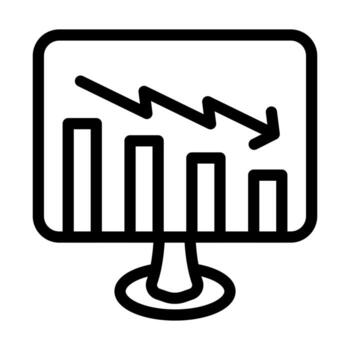 Decrease Icon Design vector