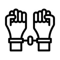 Arrest Icon Design vector