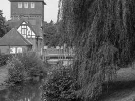 The city of Coesfeld at the river berkel in germany photo