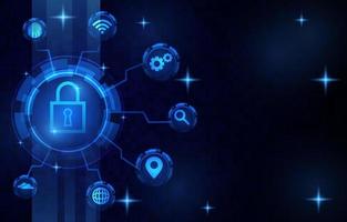Cyber Security Background vector