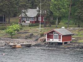 oslo y el fiordo de oslo en noruega foto