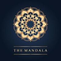 mandala icon and symbol logo vector