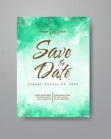 guardar la fecha con fondo de acuarela. diseño para su invitación. vector