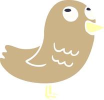 cartoon doodle garden bird vector