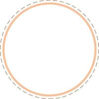 Circular Border Frames Isolated on White Background.  Trendy design element for border frame, logo, blackout tattoo, symbol, web, prints, posters, template, pattern and abstract background vector