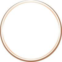 Circular Border Frames Isolated on White Background.  Trendy design element for border frame, logo, blackout tattoo, symbol, web, prints, posters, template, pattern and abstract background vector