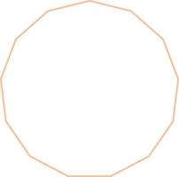 Circular Border Frames Isolated on White Background.  Trendy design element for border frame, logo, blackout tattoo, symbol, web, prints, posters, template, pattern and abstract background vector