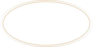 Oval Border Frames Isolated on White Background.  Trendy design element for border frame, logo, blackout tattoo, symbol, web, prints, posters, template, pattern and abstract background vector