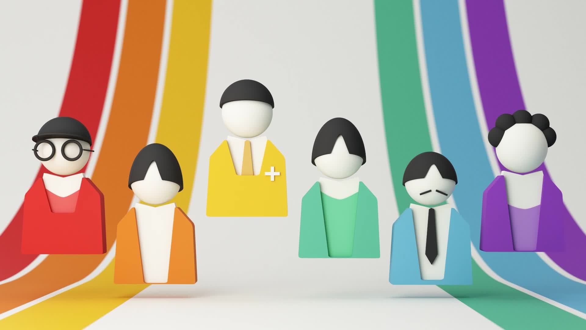 Hands holding, LGBTQ people isolated. cartoon character with globe. Concept of homosexual, gay community, tolerant LGBTQ society. Lesbians and gays as representatives of LGBT people. -3d render loop 12179712 Stock Video at Hands holding, LGBTQ people isolated. cartoon character with globe. Concept of homosexual, gay community, tolerant LGBTQ society. Lesbians and gays as representatives of LGBT people. -3d render loop 12179712 Stock Video at