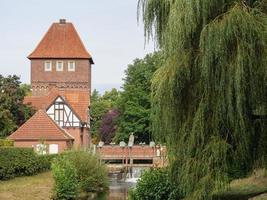 The city of Coesfeld at the river berkel in germany photo