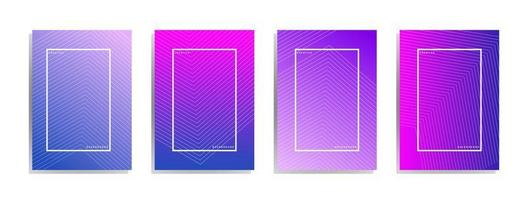 Minimal cover design. Colorful halftone gradient. Future geometric pattern. vector