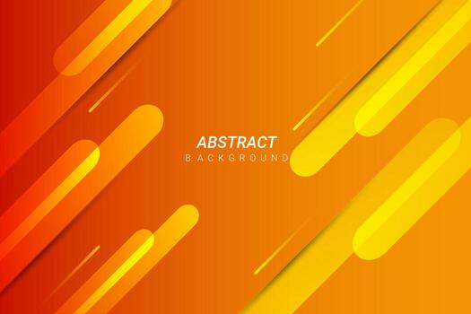 Abstract yellow color landing page design web page background vector