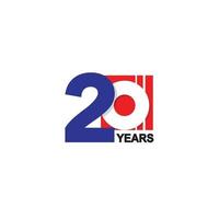 20 Anniversary Logo vector