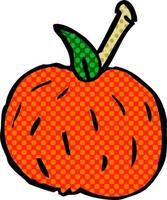 cartoon doodle organic orange vector