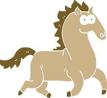 cartoon doodle magnificent stallion vector