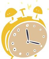 cartoon doodle alram clock vector