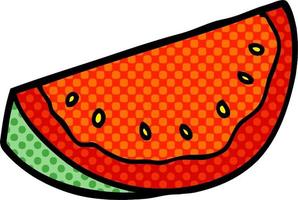 cartoon doodle watermelon vector