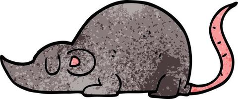 cartoon doodle mouse rat vector