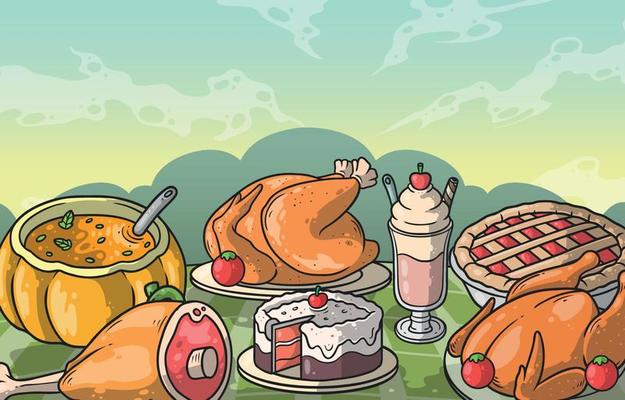 Thanksgiving Food And Beverages