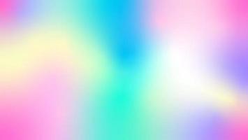 Tonos degradados de fondo holográfico, colores iridiscentes del arco iris. telón de fondo vectorial para su diseño vector