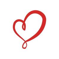 Heart line icon illustration. Simple design editable. Design vector