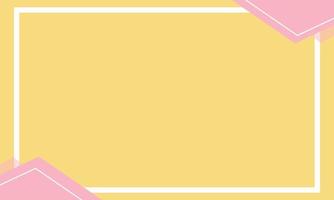 the background design for the yellow and pink power point is combined vector