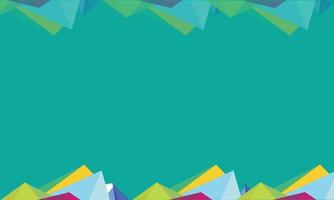 Abstract background design with 3d pyramid and mountains model vector