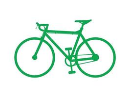 bike icon on isolated background vector