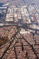 mexico city aerial view cityscape panorama photo