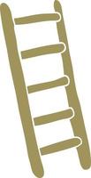 flat color style cartoon ladder vector