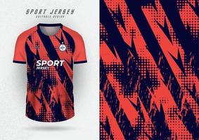 Background mockup for sport shirt, workout shirt, running shirt, orange and black. vector