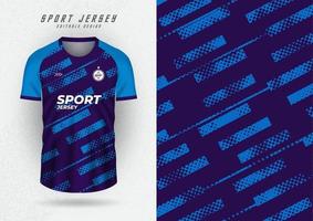 Background mockup for sport shirt, workout shirt, running shirt, blue vector