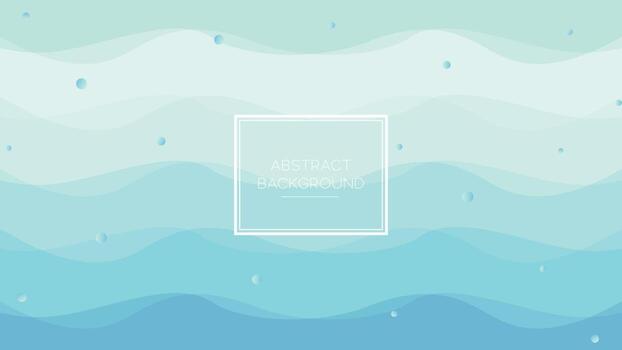 Abstract background template. Geometric blue light wave curve lines. Fluid shapes composition. For web background, banner and presentation vector