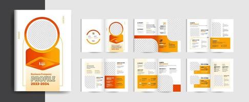 Modern abstract brochure vector