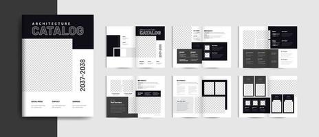 Product catalog brochure vector