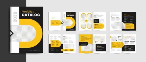 Modern product catalog brochure vector